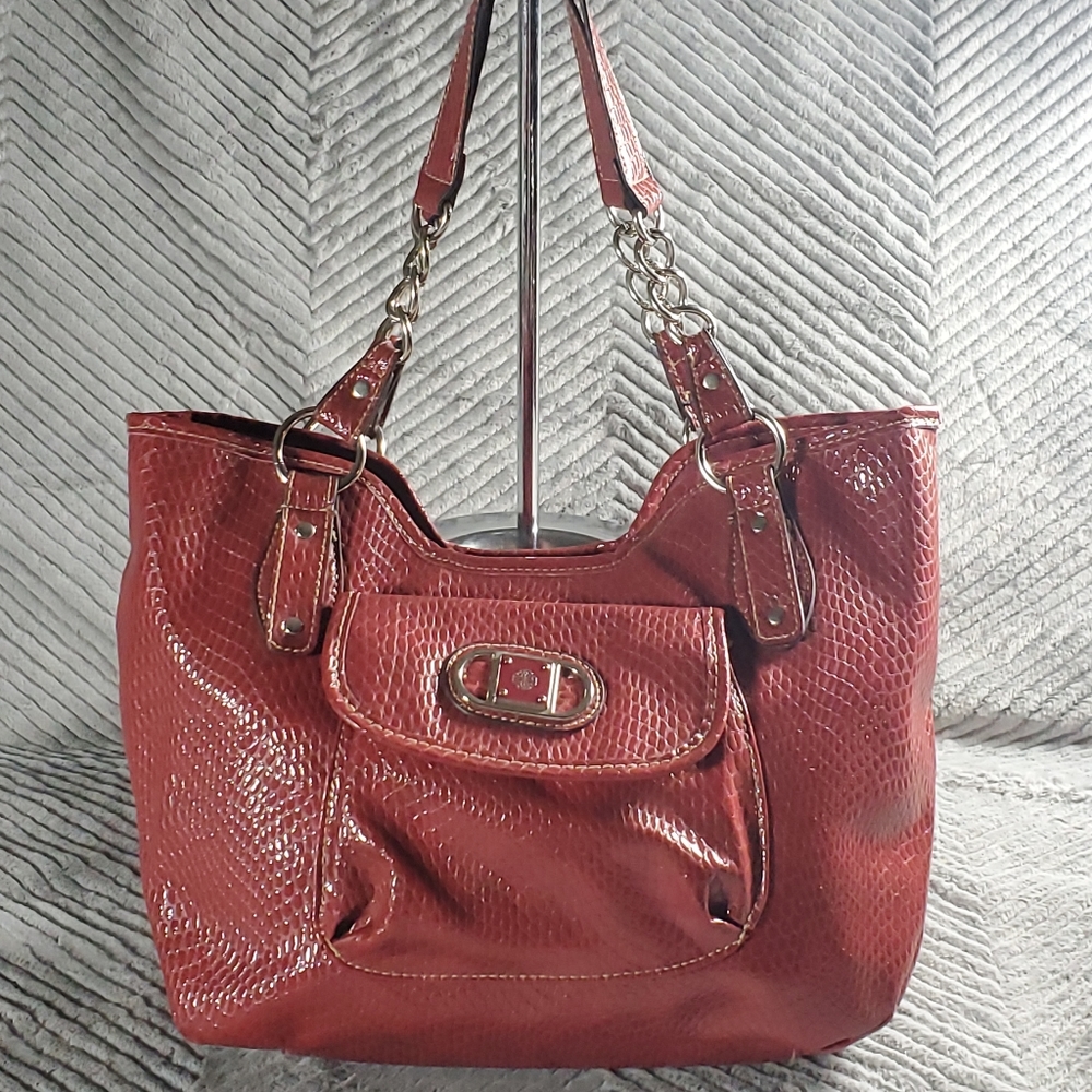 Vintage Trevisio Burgundy Red(ish) Large Purse Tot